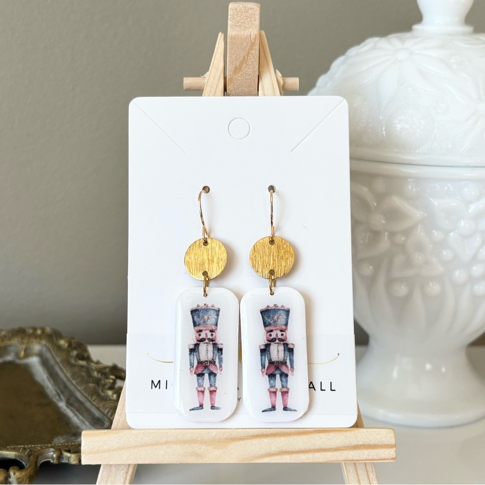 Nutcracker Earrings New Christmas Christmas jewelry